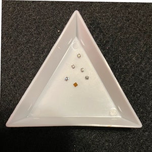 Lot of 6 - 2mm Crystal Square Swarovski Rhinestones