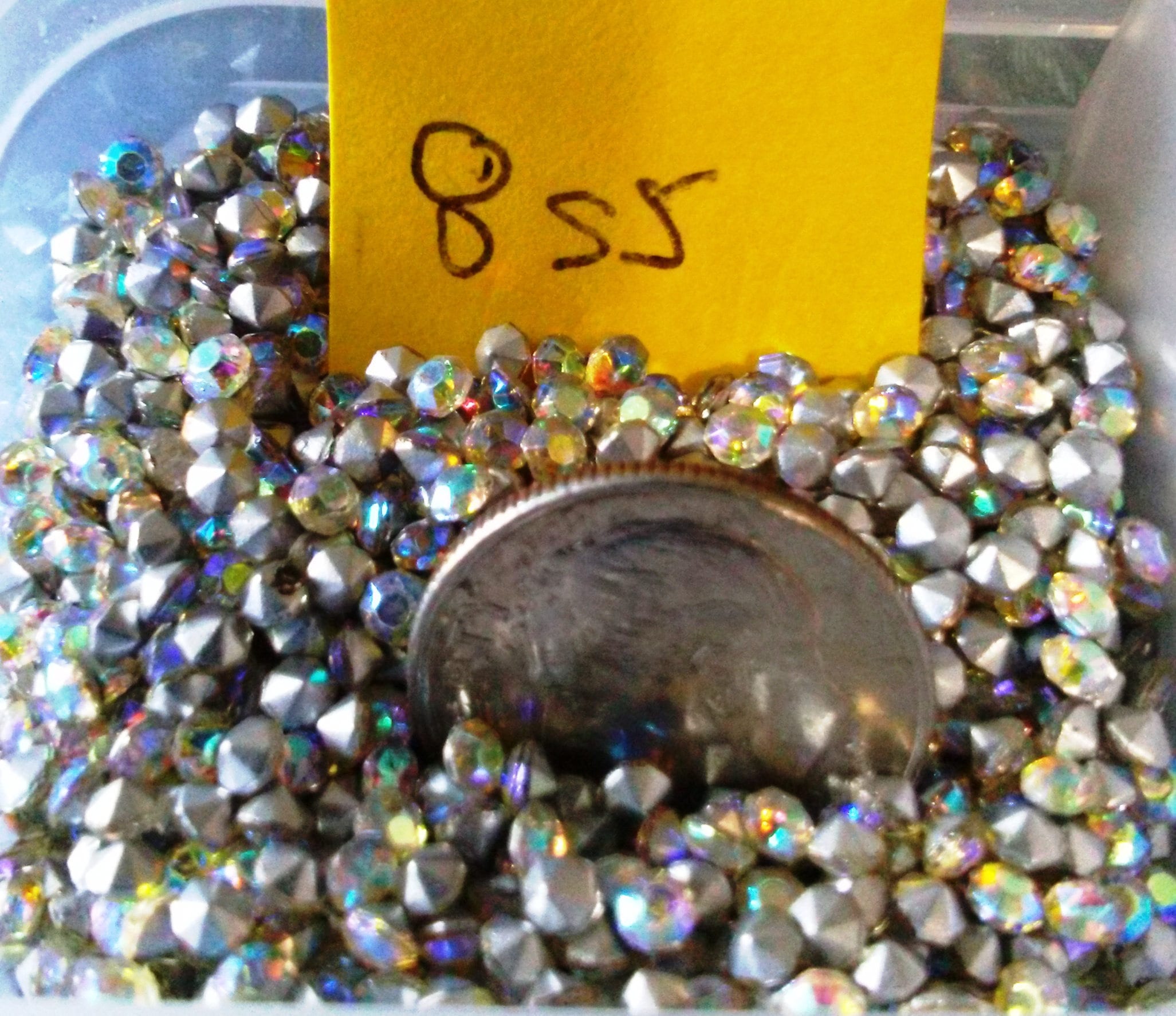 1 Gross (144) 8ss/2.3mm-2.4mm Preciosa Super Chatons AB Brilliant Rhinestones