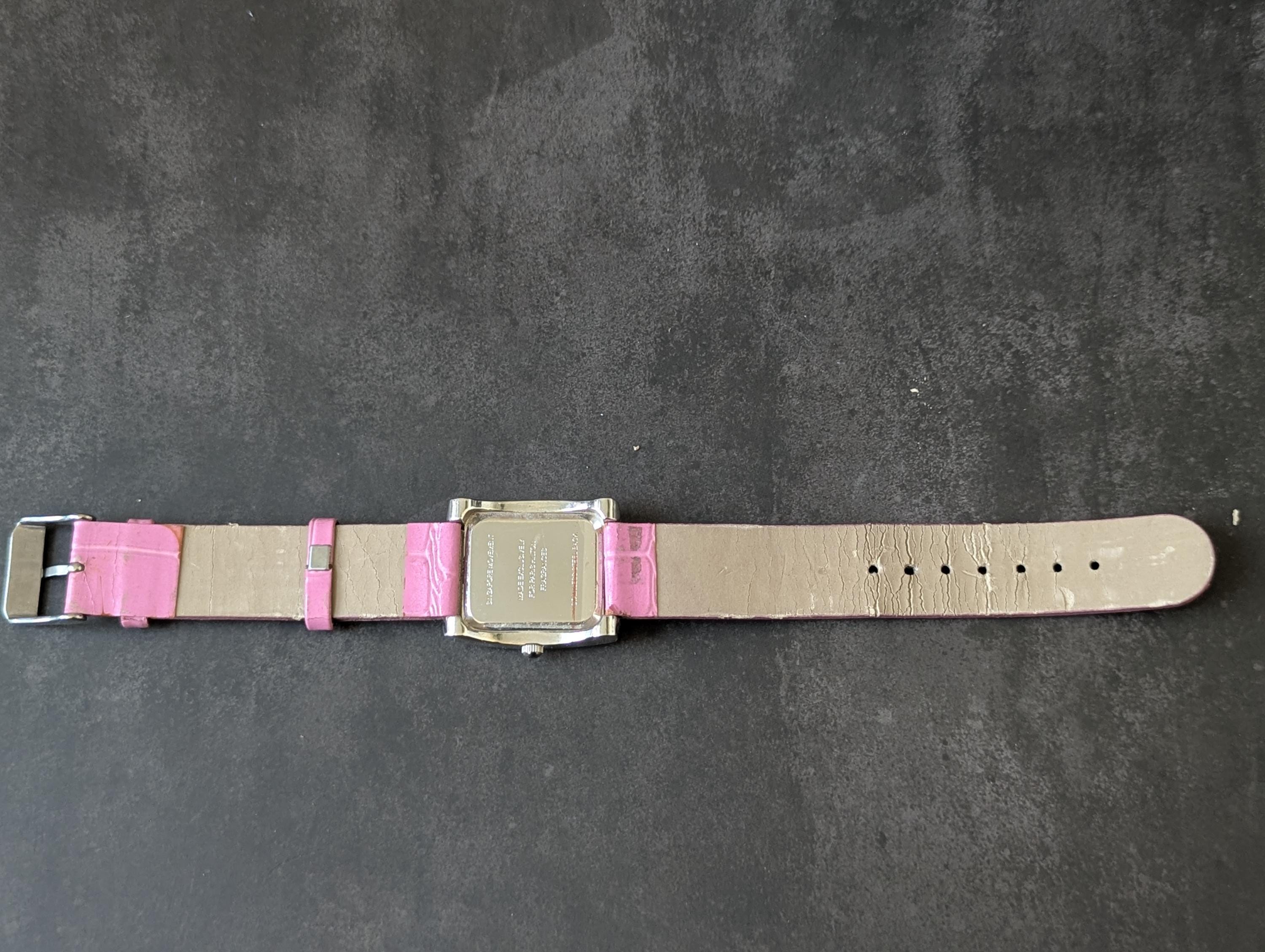 Paris Hilton Y2K Rhinestone Watch Pink Strap. Early 2000s  display picture 3