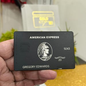 American Express Credit Card Metal - Etsy