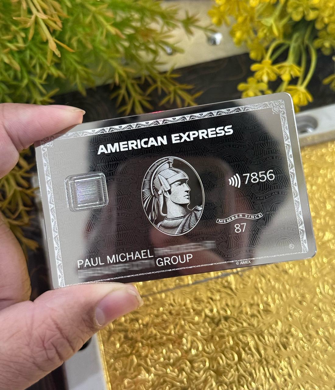 Metal Credit Card American Express - Etsy