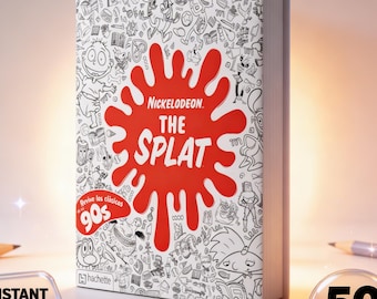 Nickelodeon kleurboek jaren 90, retro cartoonpagina's (pdf-download)