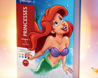 Kleurplaten prinses, digitale pdf-download, 130 afdrukbaar