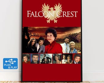 Colección completa de la serie Falcon Crest en USB (1981–1990) / Calidad DVD