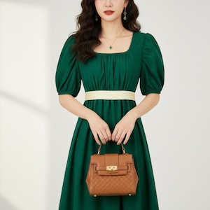 Green Empire Waist - Etsy Green Empire Waist - Etsy