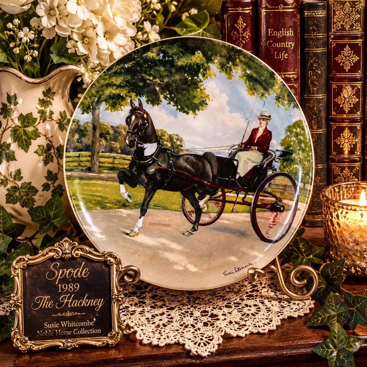 Spode Horse Plate - Etsy