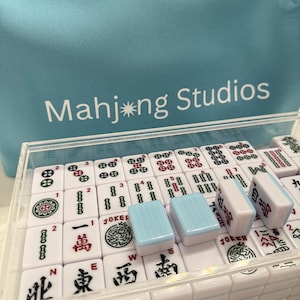 Mahjong Studios – Bamboo Sky American Mahjong Tile Set (166 Tiles) image 9