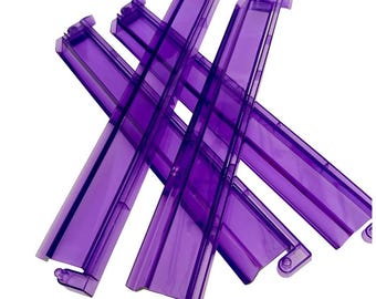 Juego de Mahjong Morado con Empujador - Mahjong Americano