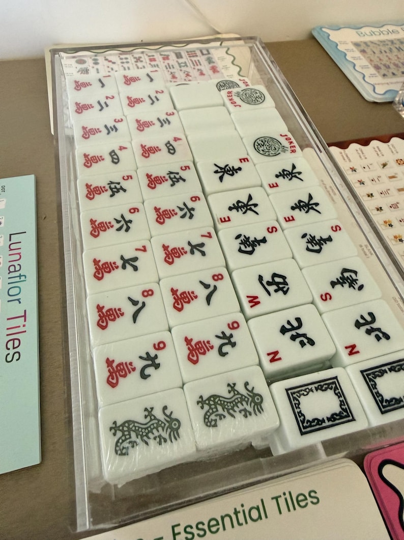 Mahjong Studios White Edit Tile Set Bundle – 166 American Mahjong Tiles with Blanks image 7