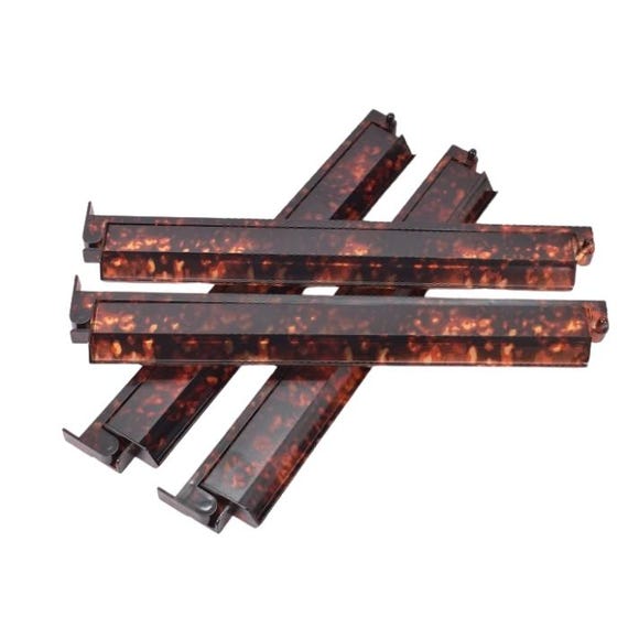 Tortoise Shell Mahjong Racks and Pushers – Injected Acrylic Matte Finish