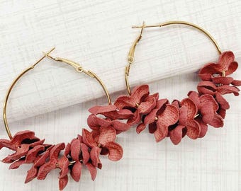 Aussie -Rose Earrings