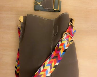 Blake Shoulder Bag -Gray