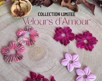 Edición limitada Velvet of Love - Pendientes florales intercambiables: Inaya, Sakura, Flora y Aloha - se venden sin aros