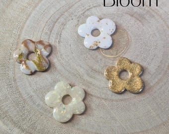 Pendientes intercambiables Bloom – Flores – Joyería artesanal – Pendientes ajustables – Regalo para mujer