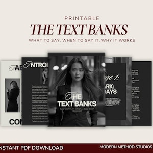 Texting Guide for Women: The Text Banks — Copy-Paste Scripts for Dating and Relationships