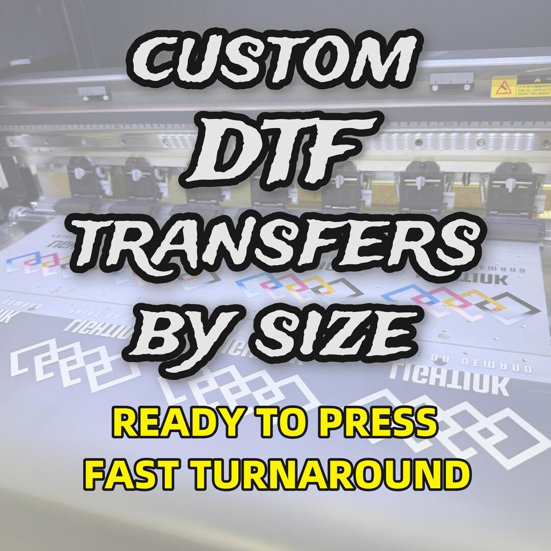 Dft Full Color Transfer Example Custom DTF Transfer | Full Color Heat Transfers | Ready to Press | Iron ...
