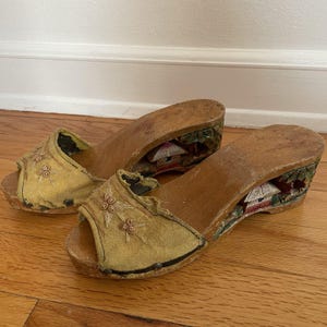 Wwii Wood Sandals - Etsy