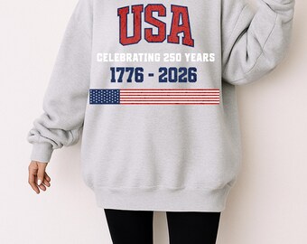 USA 250 Years 4th of July Design, Semiquincentennial 1776–2026 Patriotic PNG