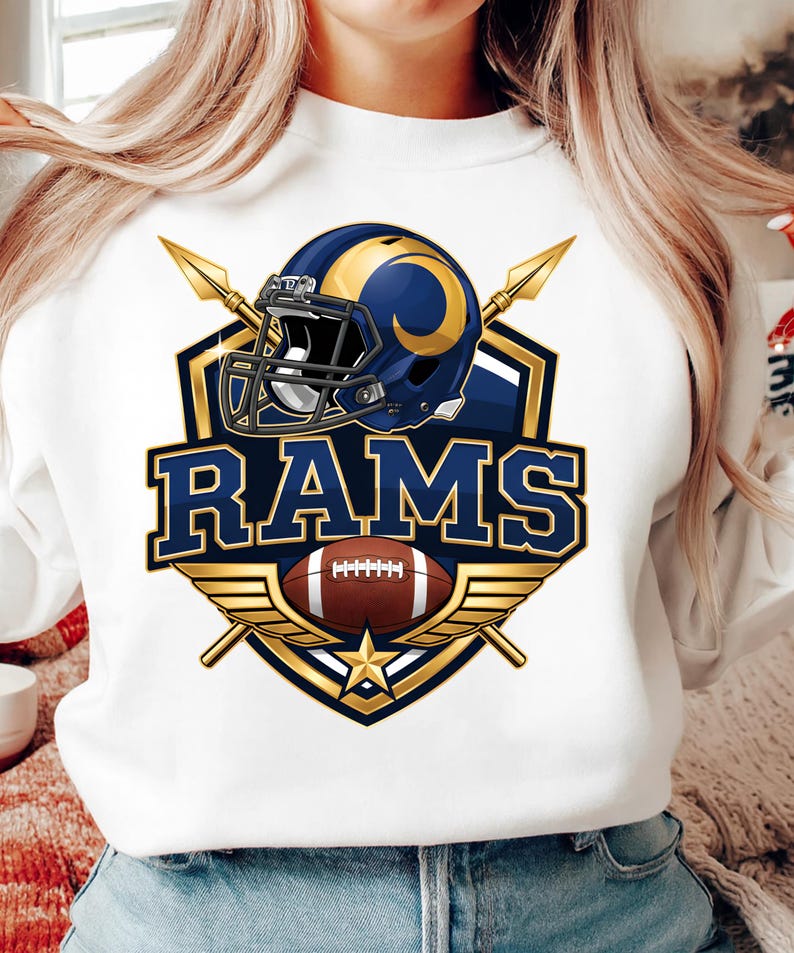 Rams Football Sublimation Clipart PNG: Use for T-shirt, Stickers, Mug ...