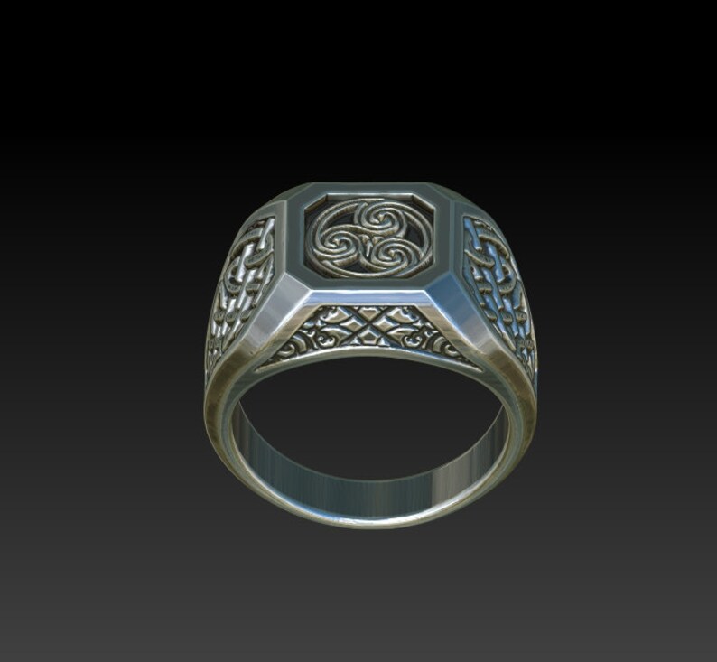 Celtic ring irish scottish wedding ring men