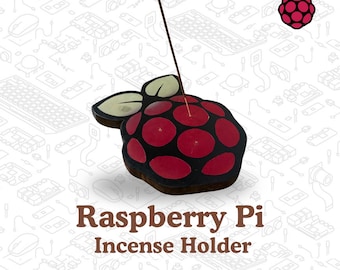 Porta incienso artesanal de Raspberry Pi