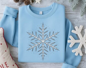 Snowflake PNG, Winter Snowflake Sublimation Design, Digital Download
