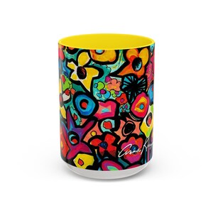 Magical Flowers - Tasse - 4 Farbauswahl - Lebendiger Blumenakzent von Anna K. - 15 oz. Bild 14