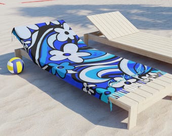 Blueberry Delight Boho Beach Towel