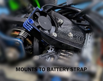 30mm Fan Mount Waterfall for Team Associated T6.1 T6.2 SC6.1 SC6.2