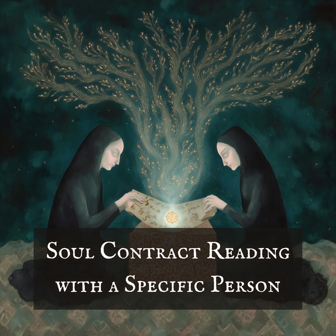 Soul Contract Reading With a Specific Person Etsy