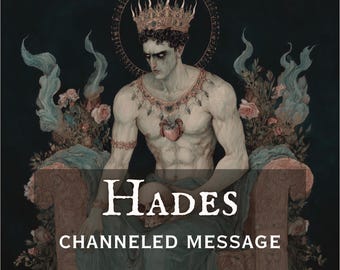 Hades Channeled Message from Greek God of the Underworld | Personalized Message From Your Deity