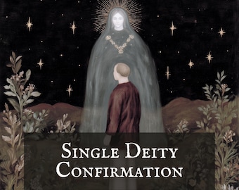 Single Deity Confirmation Reading, Patron Deity Identification, Channeled Guidance