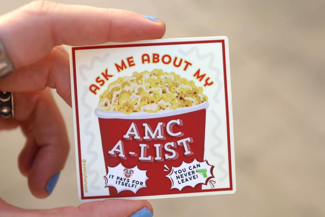AMC A List Vinyl Waterproof Sticker - Etsy
