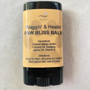 2 ANIMAL PAW Travel Sticks / Waggin  and Healing Paw Bliss Balm™ / Organic Paw Rescue for Happy Tails