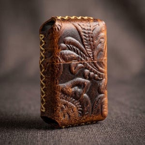 Leather Lighter Case Template | Zippo Cover, PDF Pattern