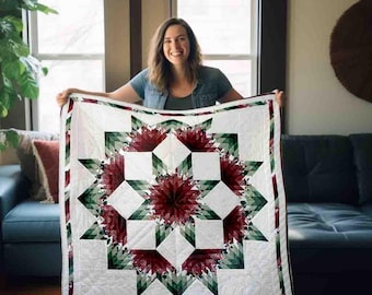 Wzór kołdry „Złamana gwiazda”