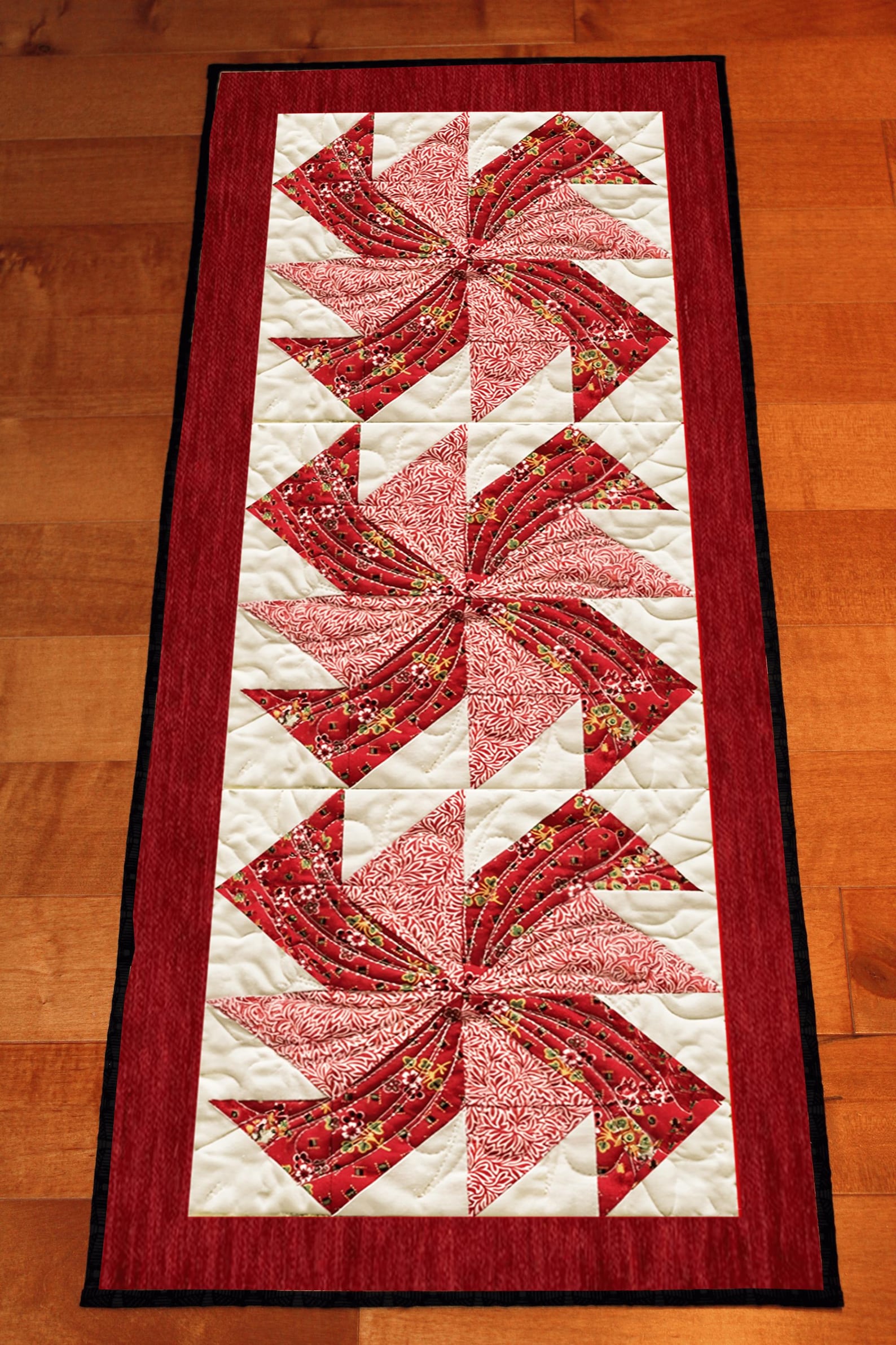 Peppermint Swirl Quilt Pattern - Etsy