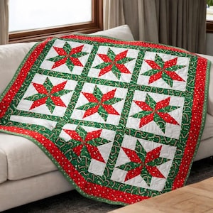 Candy Cane Stars Quilt Pattern - Etsy