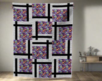 Midnight Blossoms Quilt Pattern