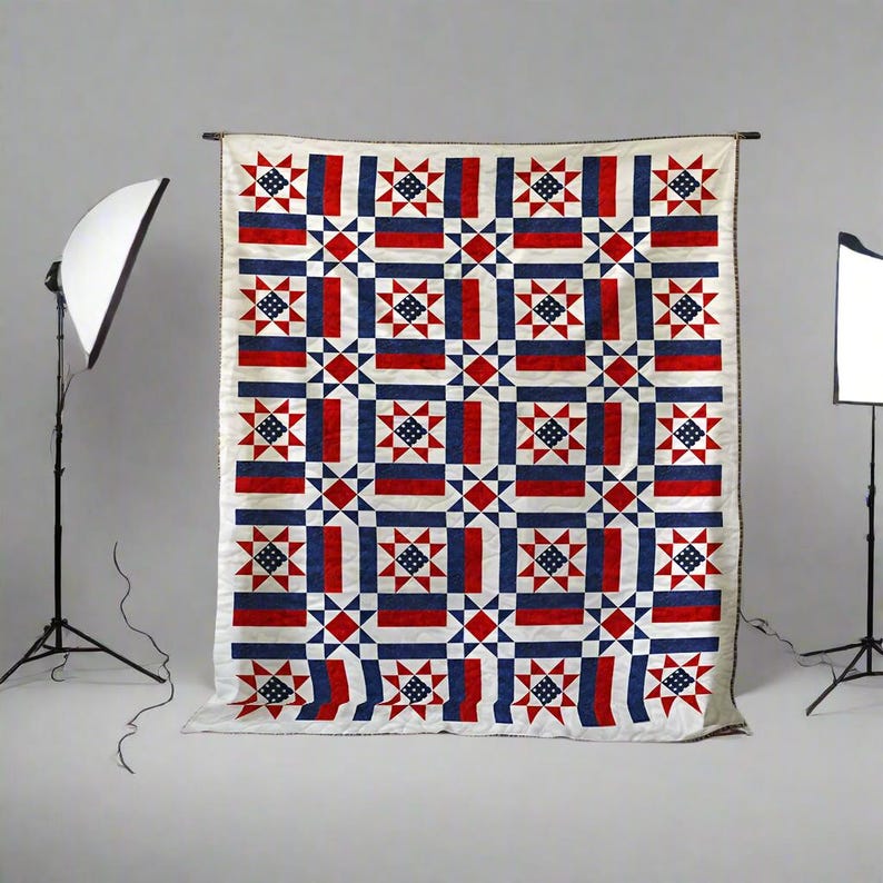 Star of the Nation Quilt Pattern - Etsy