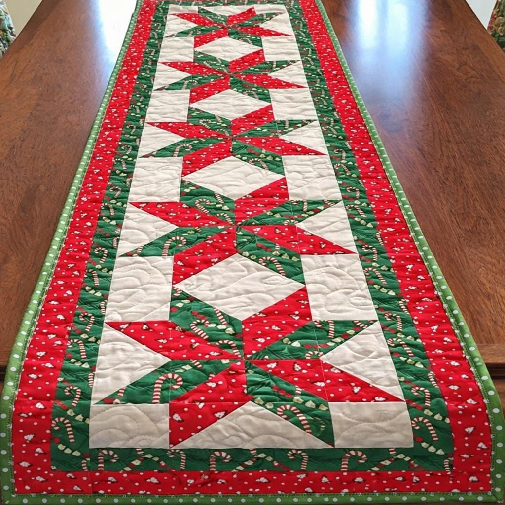 Candy Cane Stars Quilt Pattern - Etsy