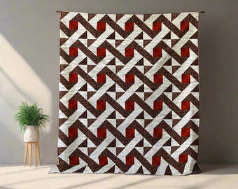 Ruby Maze Quilt Pattern