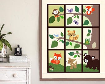 Forest Friends Quilt Pattern