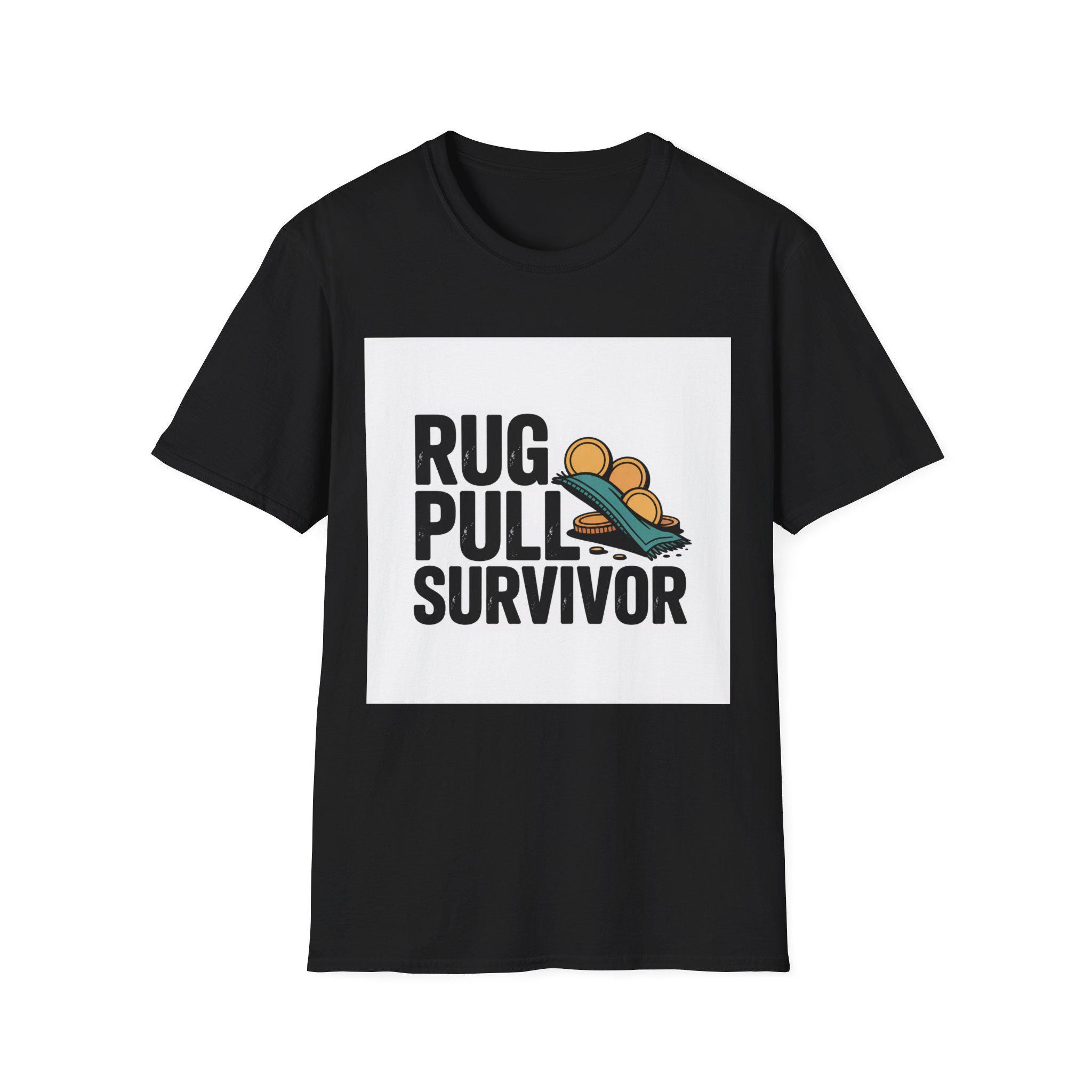 Crypto Rug Pull Survivor T-shirt - Funny Blockchain Tee - Unisex Softstyle  T-shirt - Etsy