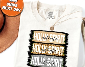 Holy Spirit Activate T-Shirt: Christian Faith Based Tee