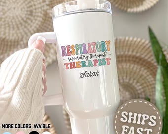 Personalized Respiratory Therapist Tumbler: RT Appreciation Gift