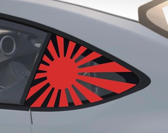 Subaru BRZ, Toyota 86, Scion FRS - Rear Window Decal - Fits 2012 2013 2014 2015 2016 2017 2018 2019 2020 2021 JDM Sunrise