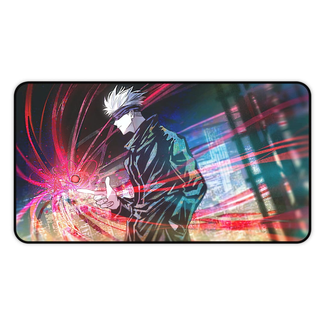 Gojo Satoru Jujutsu Kaisen Infinity Technique Mousepad | Neon Anime ...