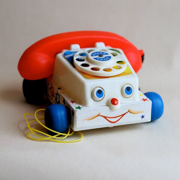 1961 Fisher Price Chatter Telephone Pull Toy