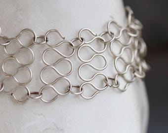 Chainmail Wide Bracelet